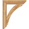 Ekena Millwork Thorton Slat Rough Sawn Bracket w/ Offset Brace, Western Red Cedar, 8"W x 36"D x 44"H BKT0806X36X44THR06RWR - alternate 2